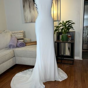 White One Dress Style Geranium Off White